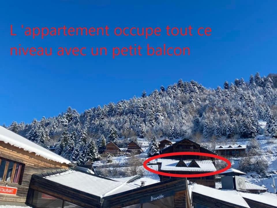 Pleine Nature Pied Pistes Piscine Chauffee Ustou Eksteriør billede