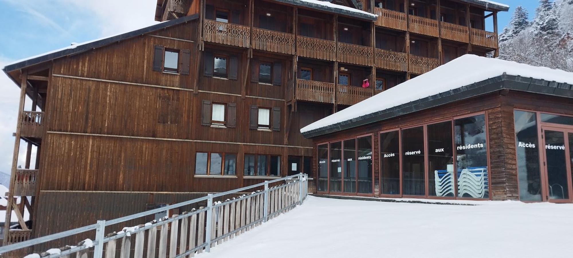 Pleine Nature Pied Pistes Piscine Chauffee Ustou Eksteriør billede